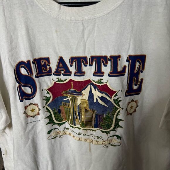 VTG Seattle Shirt Large - Picture 2 of 3